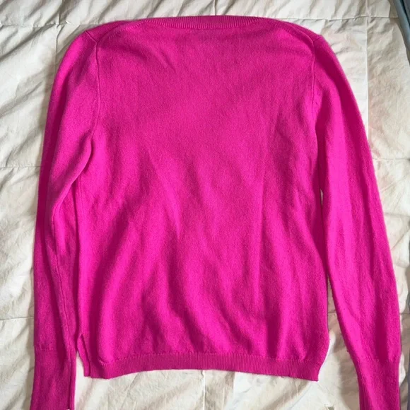 J. Crew Pink Cashmere Women's Sweater - Picture 2 of 3